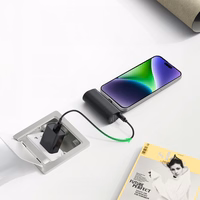 Powerbank Sinine Star W0556P 2,1A 5000 mAh with a built-in connector Lightning must