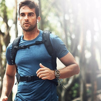 DUX DUCIS strap YJ nylon jaoks Apple Watch 42 / 44 / 45 / 49 mm must hall