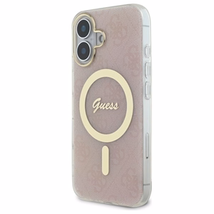 Guess IML 4G MagSafe iPhone 16 Plus Ümbris - roosa