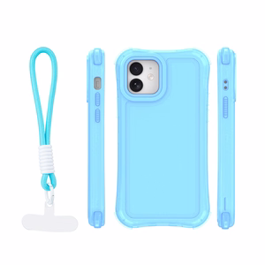 Safepop ümbris rihmaga iPhone 12 / 12 Pro 6,1" jaoks sinine