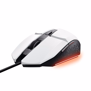 Trust GXT 109W Felox - 6400 DPI optiline mänguhiir (valge)
