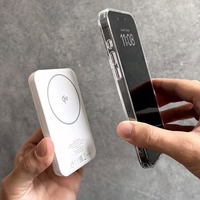 Powerbank Puro Mag Plus 5000mAh 20W Qi2 ühilduv MagSafe 1x USB-C Power Delivery - valge