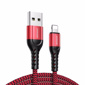 USB kaabel Joyroom N10 punane Lightning (komplekt 3 tk: 25cm / 120cm / 200cm)