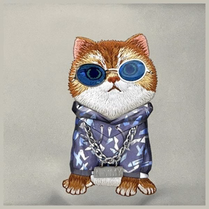 Nimmy Crossbody Glasses Cool Cat Shoulder Bag - Hall