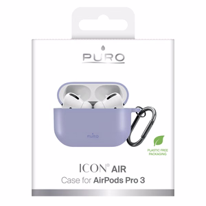 Puro Icon ümbris AirPods Pro 3 jaoks - lilla