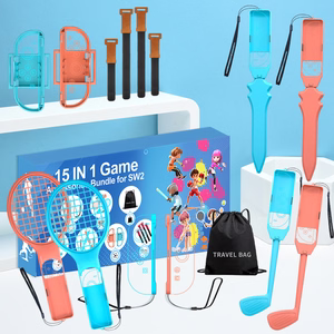 Nintendo Lüliti 15-in-1 Family Accessory Pakk 2 - oranž and sinine Komplekt