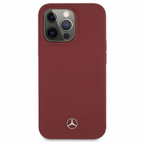 Mercedes Silicone Line ümbris iPhone 13 Pro / iPhone 13 jaoks - punane