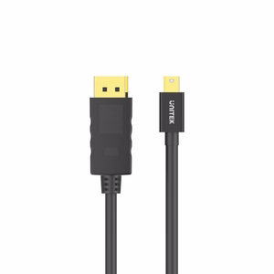 UNITEK Y-C611BK DisplayPort kaabel 2 m Mini DisplayPort Must