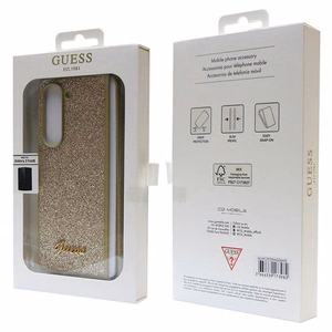 Guess Glitter Script ümbris jaoks Samsung Galaxy Z Fold 5 - kuldne