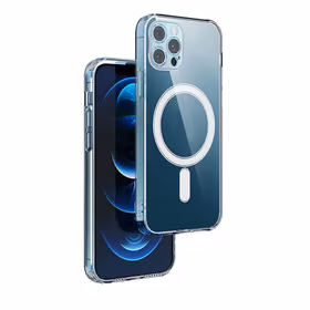 Anti Shock 1,5 mm Mag ümbris for iPhone 16 Pro 6,3" läbipaistev kaamera kaitsega