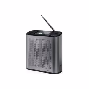 Sharp Osaka DR-P530(GY) – portable FM/DAB/DAB+ digital radio with USB and Bluetooth, gray