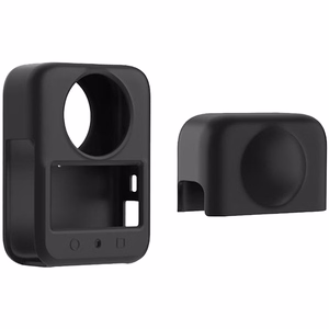 PULUZ silikoonist objektiivi kaas DJI Osmo 360 (must)
