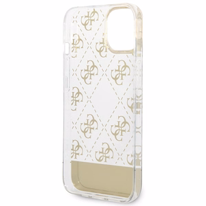 Guess GUHCP14MHG4MHG iPhone 14 Plus 6.7 "kuldne / kuldne hardcase 4G Pattern Script