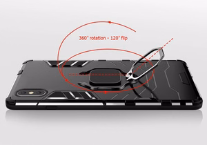 Ring Armor Ümbris jaoks Huawei P Smart S Must