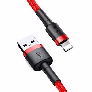 Baseus Cafule USB Lightning кабель 2,4A 0,5 м (красный)