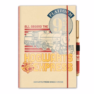 Harry Potter Platform 9 3/4 A5 märkmik pliiatsiga