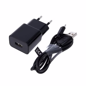 Maxlife MXTC-01 laadija 1x USB 2.1A must + microUSB kaabel