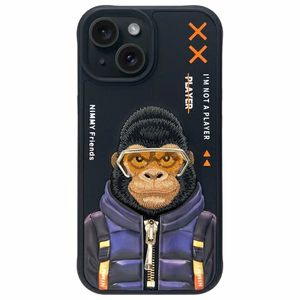 NIMMY ümbris COOL&CUTE 2.0 Monkey jaoks IPHONE 15 must