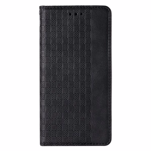 Magnet rihmaga ümbris Samsung Galaxy S22 + (S22 Plus) ümbris rahakott + Mini Lanyard Pendant Must