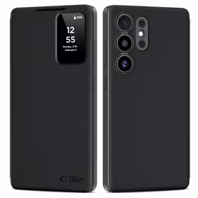 Tech-Protect Smart Wallet Ümbris jaoks Samsung Galaxy S25 Ultra - Matte Must