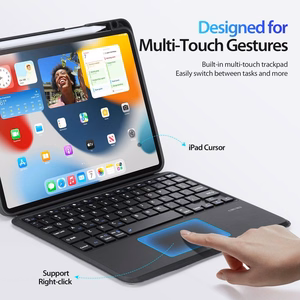 DUX DUCIS case DK foldable with Wireless Keyboard jaoks iPad 4/5/6/iPad Pro 11 (2018/2020/2021/2022) must