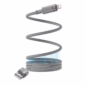YESIDO MAGNETIC KAABEL  CA174 12W USB/LIGHTNING 1M 2.4A GREY