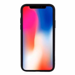 Чехол Moto Carbon для Samsung Galaxy A6 Plus 2018 чёрный с красной полосой