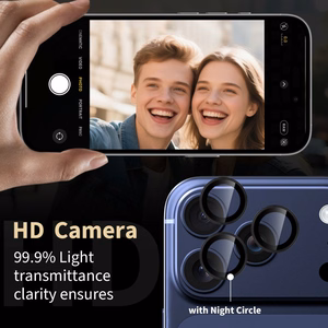 Tech-Protect Camring Fit+ защита камеры для iPhone 14 Pro / Max / 15 Pro / Max / 16 Pro / Max / 17 Pro / Max - чёрный