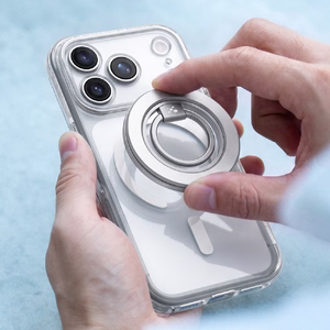 AmazingThing Titan Pro Lens ümbris mudelile iPhone 18 Pro, kaamerakaitsega ja paelakinnitusega, ühildub MagSafe'iga – värv: läbipaistev