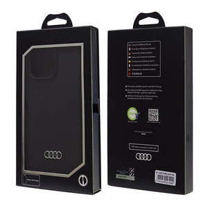 Audi Silicone Ümbris iPhone 16 Pro Max 6.9" must/must hardcase AU-LSRIP16PM-Q3/D1-BK
