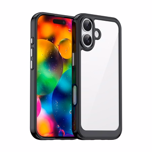 Outer Space iPhone 17 Ümbris - Must Läbipaistev