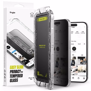 Ringke Easy Slide Privacy Glass 2-pack для iPhone 16 Pro