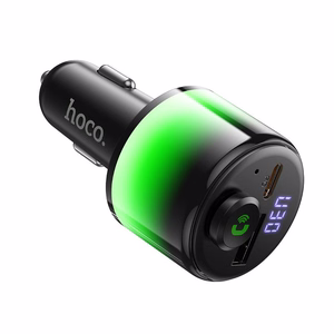 Must Hoco E166 Bluetooth-autosaatja 2 x USB-A ja USB-C pesaga ning QC 3.0 ja PD 42 W toega