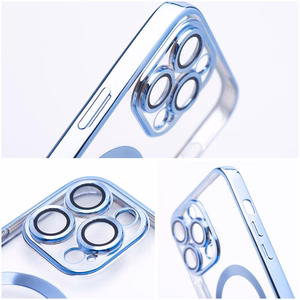 Ümbris Samsung S24-le, Electro Mag Cover, ühildub MagSafe'iga, sinine