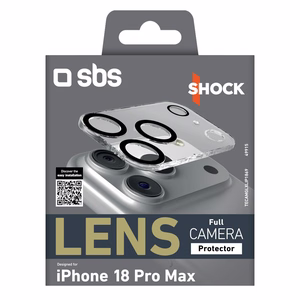 SBS Full karastatud klaasist kaamera objektiivide kaitse mudelile iPhone 18 Pro Max
