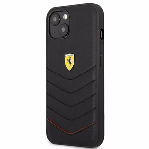 Ferrari FEHCP13SRQUK iPhone 13 mini 5.4" чёрный/чёрный жёсткий чехол Off Track Quilted