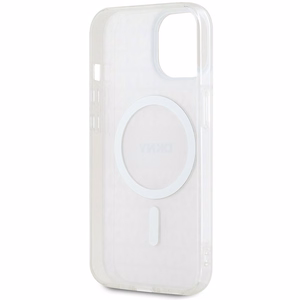 DKNY IML Mono & Stripe MagSafe ümbris jaoks iPhone 15 / 14 / 13 - roosa