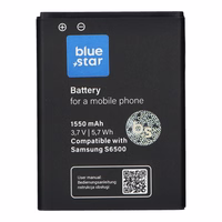 Battery jaoks Samsung Galaxy Mini 2 S6500 / Galaxy Young S6310 / Galaxy Ace Plus S7500 1550 mAh Sinine Star Premium