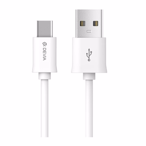 Devia cable Smart EC066 USB - USB-C 2,0 m 2,1A valge