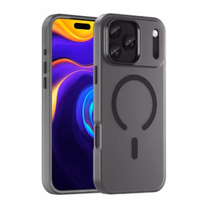 Magnetic Abrasive iPhone 17 Pro Ümbris Compatible with MagSafe - Matt Must