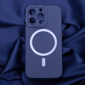 Silicon Mag ümbris jaoks iPhone 15 Plus 6,7" dark sinine