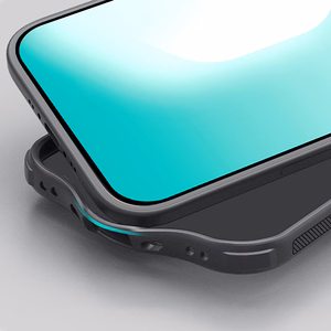 Nillkin Super Frosted Shield Pro MagSafe Compatible Ümbris jaoks iPhone 17 Air - Läbipaistev Must