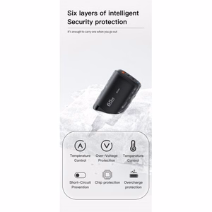 Laadija Essager GaN Shining must 65W (QC3.0 / 2xPD65W)