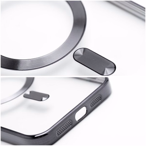 Electro Mag Cover ümbris mudelile iPhone 17 Pro / 18 Pro, MagSafe'iga ühilduv – must