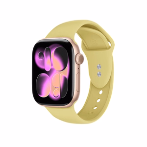Crong Liquid rihm Apple Watch 38 / 40 / 41 / 42 mm, õlekollane
