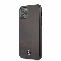 Mercedes Wood Line Rosewood ümbris iPhone 11 Pro jaoks - pruun