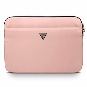 Guess Nylon Triangle Logo ümbris jaoks a 13" laptop - roosa