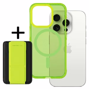 Amazing Thing Titan Pro Neon Mag Wallet Ümbris 10FT IP156.7PTWGN jaoks Iphone 15 Pro Max roheline with alus