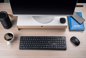 Savio KB-02 klaviatuur kodu/kontor USB QWERTY must