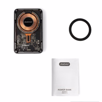 Dudao TGK1 elektripank koos MagSafe juhtmevaba laadijaga 20W 10000mAh must (TGK1-must)